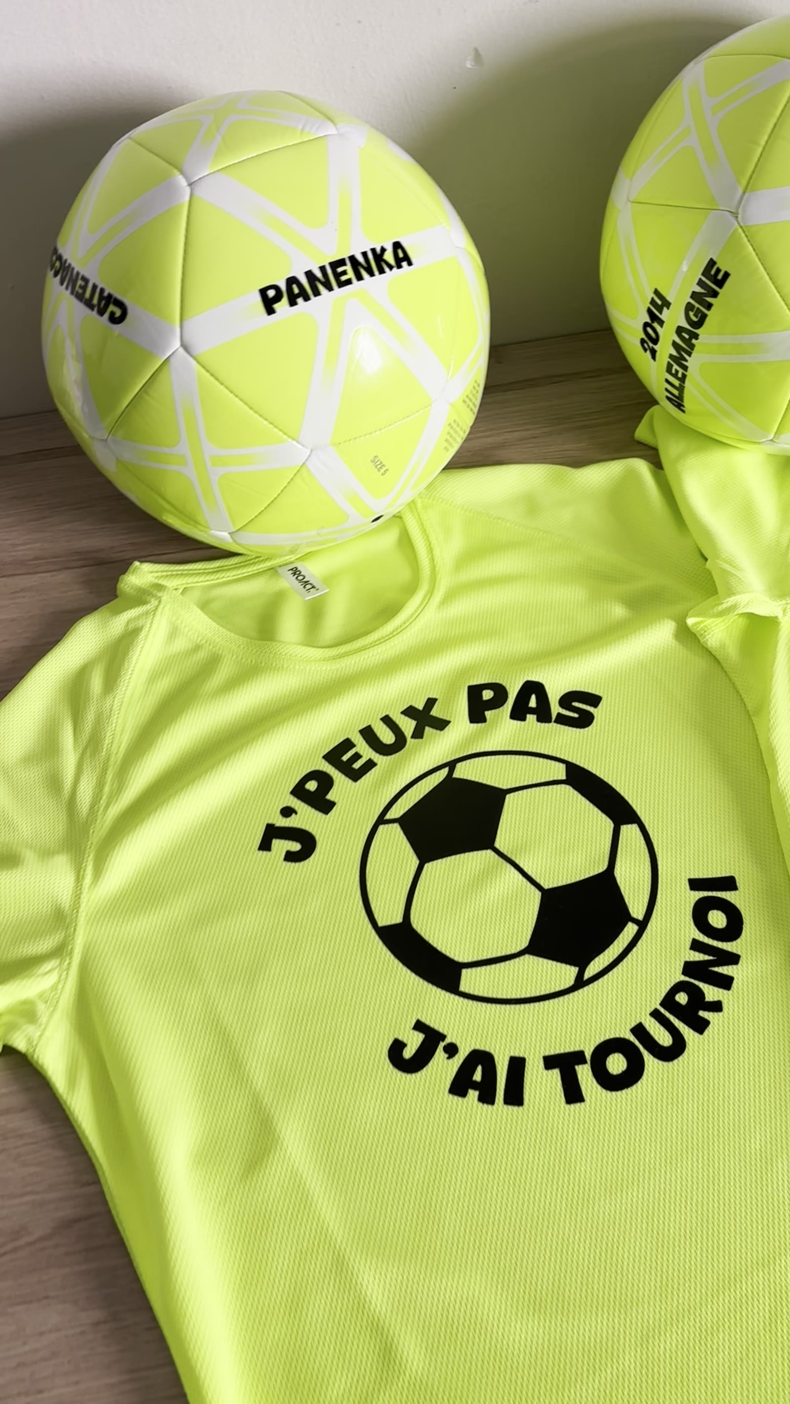 Personnalisation maillot & ballon (DTF et stickers) à Jouques